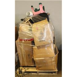 LARGE PALLET OF HOUSEHOLD MISC.