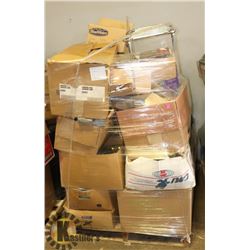 LARGE PALLET OF HOUSEHOLD MISC.