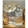 Image 1 : PALLET OF BUILDING MATERIAL, HEATERS, TOOLS
