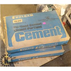 6 BAGS OF ASSORTED CEMENT MIX AND GROUT ETC