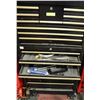 Image 3 : BLACK CRAFTSMAN TOOL BOX WITH CONTENTS. TOOLS
