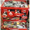 Image 3 : MASTERCRAFT 2 TIER TOOL BOX COMPLETE WITH TOOLS