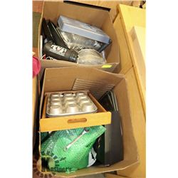 2 BOXES OF HOUSEHOLD MISC.