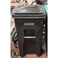 NEW TOTER BIN ON WHEELS WITH LID 120 LITER