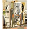 Image 1 : ABSTRACT ART ROOM DIVIDER
