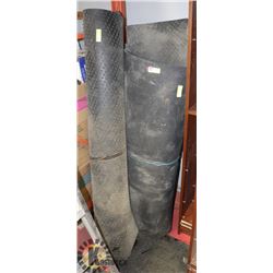 2 ROLLS OF RUBBER FLOOR MATTING