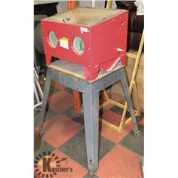 PARTS SAND BLASTER ON STAND