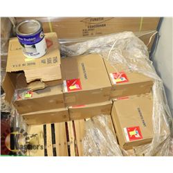 PALLET WITH 8 CASES OF CONCRETE STAIN-LIGHT GREY