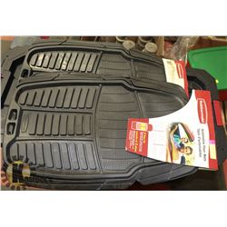 2 SETS OF RUBBERMAID AUTOMOTIVE FLOOR MATS