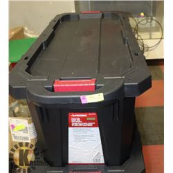 HUSKY 170L HEAVY DUTY TOTE W/ WHEELS