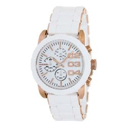 NEW DIESEL TRIPLE CHRONO 46MM WHITE DIAL MSRP$326