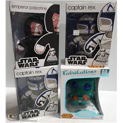 CASE OF FOUR ASSORTED STAR WARS  FIGURES