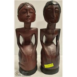 AFRICAN WOOD STATUES