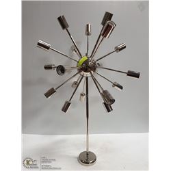 CHANDELIER CHROME CHANDELIER, NO BULBS