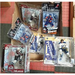 LOT OF SIX ASSORTED NHL ACTION FIGURES
