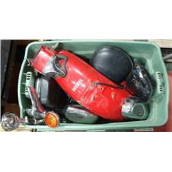 LOT OF YAMAHA MOTORCYCLE PARTS