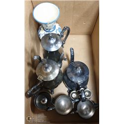 VINTAGE VIKING SILVERPLATED TEAPOTS