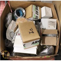 BOX OF MOSTLY ARTIC CAT PARTS