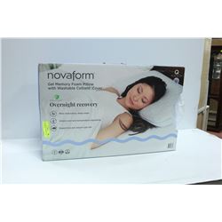 NOVAFORM GEL MEMORY FOAM PILLOW WITH