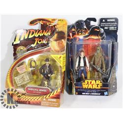 STAR WARS HAN SOLO AND CHEWBACCA 4" FIGURE SET