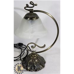 VINTAGE STYLE LAMP PEWTER TYPE FINISH