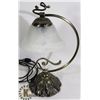 Image 1 : VINTAGE STYLE LAMP PEWTER TYPE FINISH
