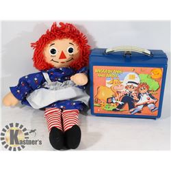 COLLECTIBLE 1973 RAGGEDY ANN AND ANDY LUNCH KIT
