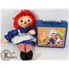 Image 1 : COLLECTIBLE 1973 RAGGEDY ANN AND ANDY LUNCH KIT