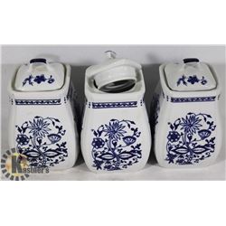 GERMAN PORCELAIN (SUGAR, SALT, FLOUR)