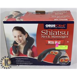 SHIATSU NECK MASSAGER WITH HEAT-UNUSED