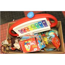 EIGHT OLD FISHER PRICE TOYS LOT