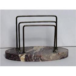 Edwardian Marble Letter Rest