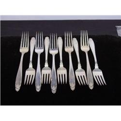 Sterling Silver Flatware: Luncheon Forks
