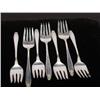 Image 1 : Sterling Silver Flatware: Dessert Forks