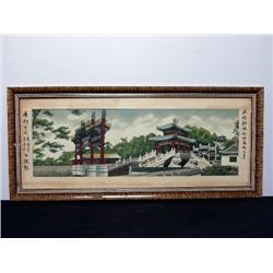 Chinese Woven Silk Tapestry Picture