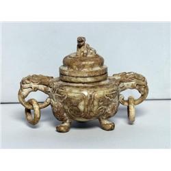 Chinese Carved Stone Censer