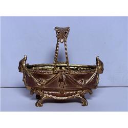 Gilt Metal Handled Bowl