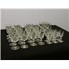 Image 1 : English Cut Crystalware: Stem Glasses