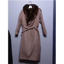 Fur Lined Rain Coat