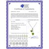 Image 2 : Genuine 1.40 ctw Peridot Necklace 14KT Rose Gold - REF-23N8R