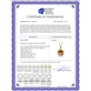 Image 2 : Genuine 6.2 ctw Citrine & Diamond Necklace 14KT Yellow Gold - REF-70P6H