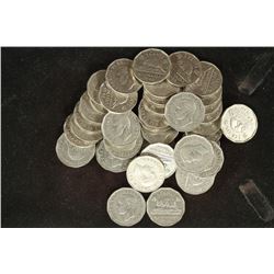 ROLL OF 40-1948 CANADA 5 CENTS