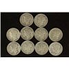 Image 1 : 10 ASSORTED 1940'S MERCURY DIMES