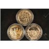 Image 1 : 3-1 3/4'' BRONZE MEDALS 1828 1ST STONE LAID ON