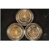 Image 2 : 3-1 3/4'' BRONZE MEDALS 1828 1ST STONE LAID ON