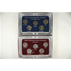 2002-P & D STATE QUARTER SETS WITH BOXES