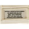Image 4 : 2017 KENNEDY HALF DOLLAR 24KT GOLD ENRICHED