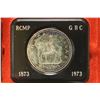 Image 1 : 1973 CANADA RCMP PROOF SILVER DOLLAR .3750 OZ. ASW