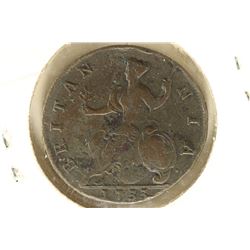 1733 GREAT BRITAIN HALF PENNY