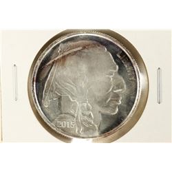 1 TROY OZ .999 FINE SILVER PROOF ROUND 2015